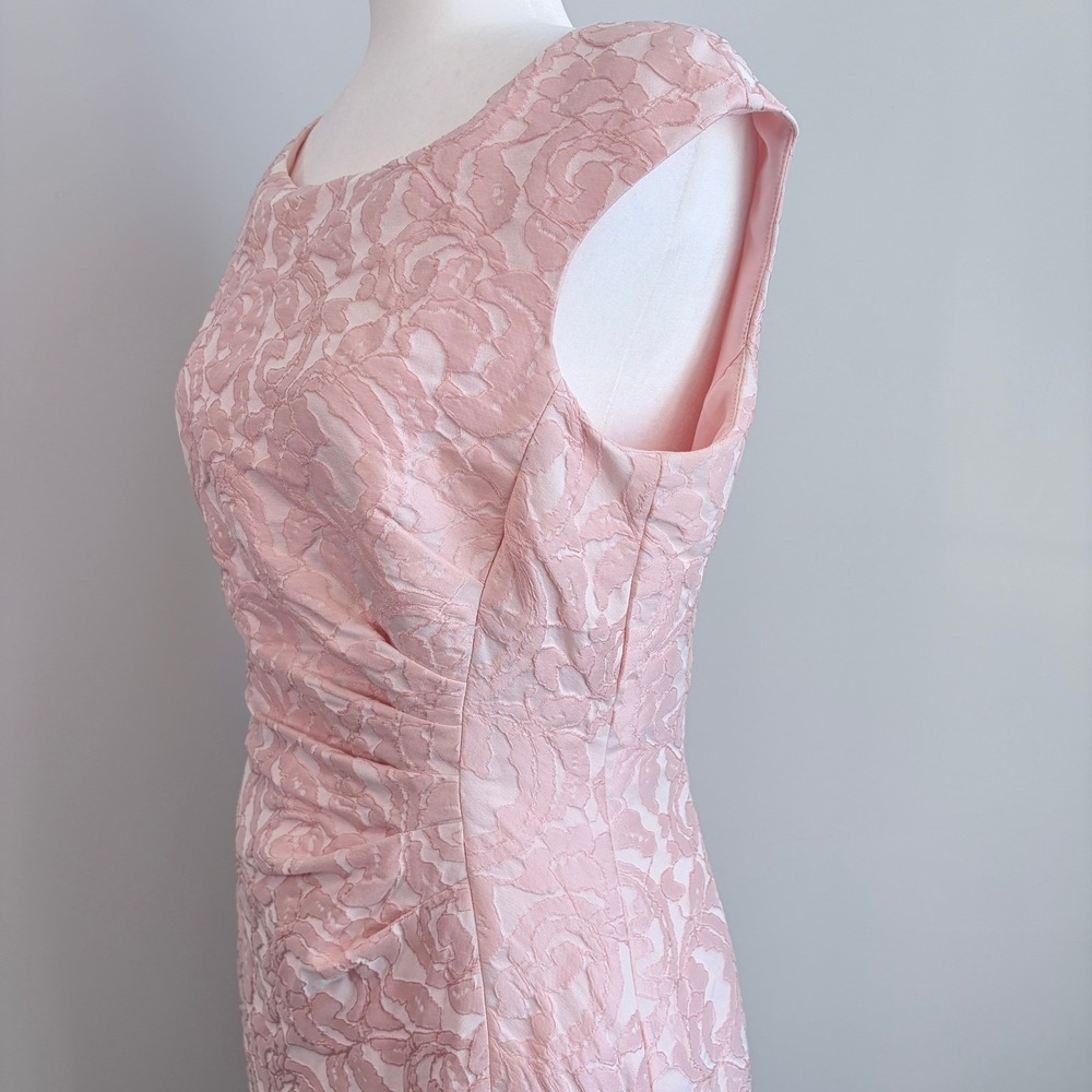 Lauren Ralph Lauren Sheath Dress Floral Formal Wedding Garden Party Women's 10 - Picture 7 of 12